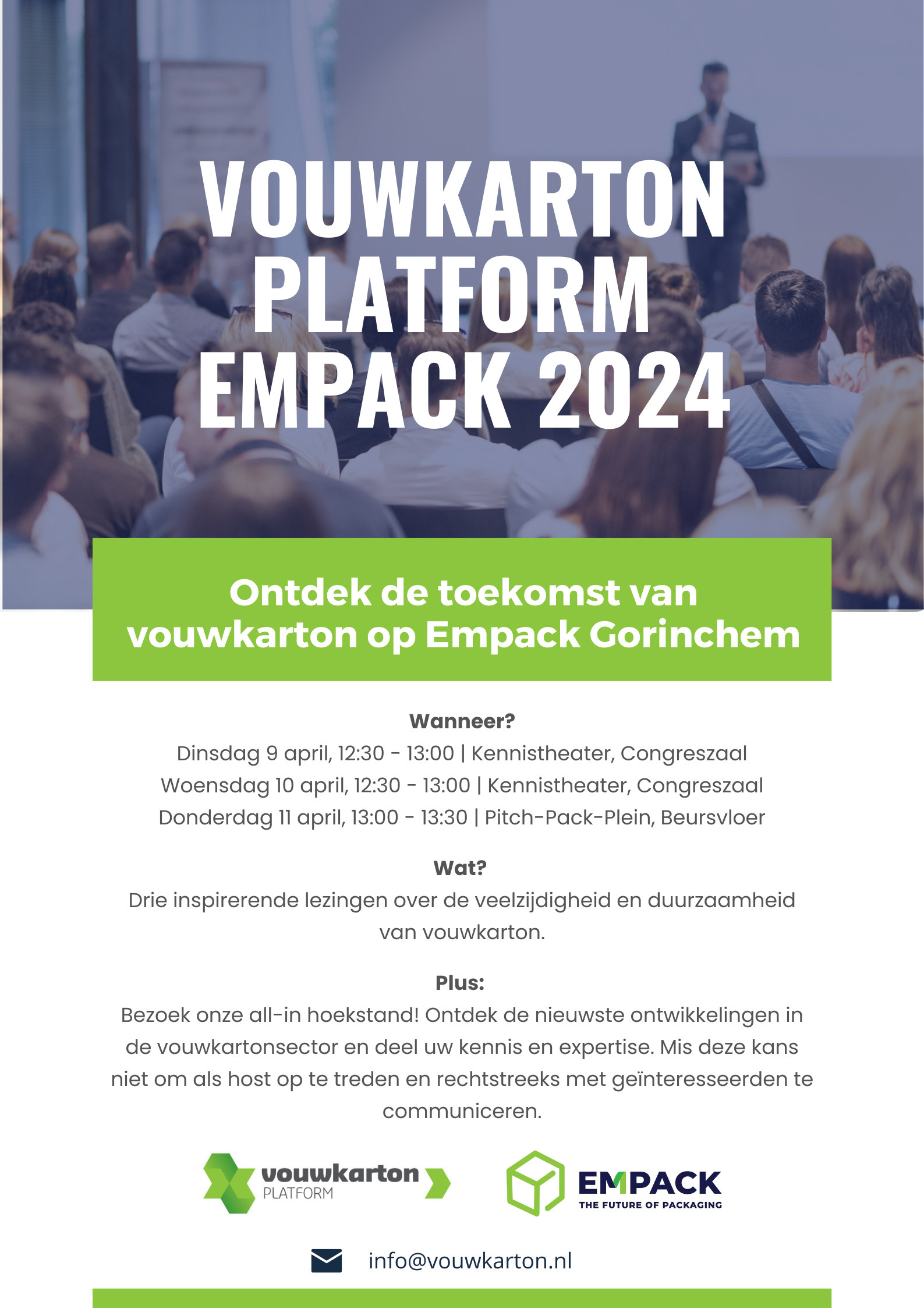 Vouwkarton Platform Schittert op EMPACK Gorinchem